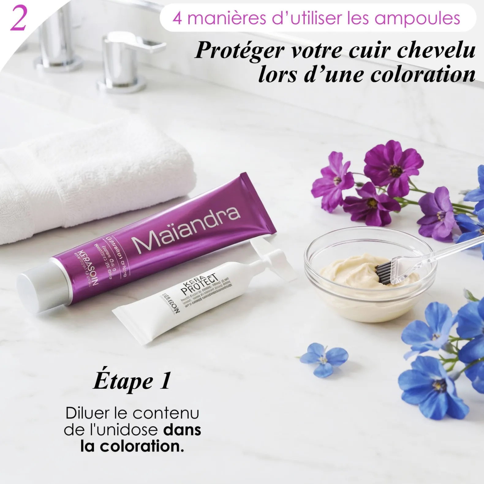Ampoule de protection des cheveux Keraprotect Unidose 10ml