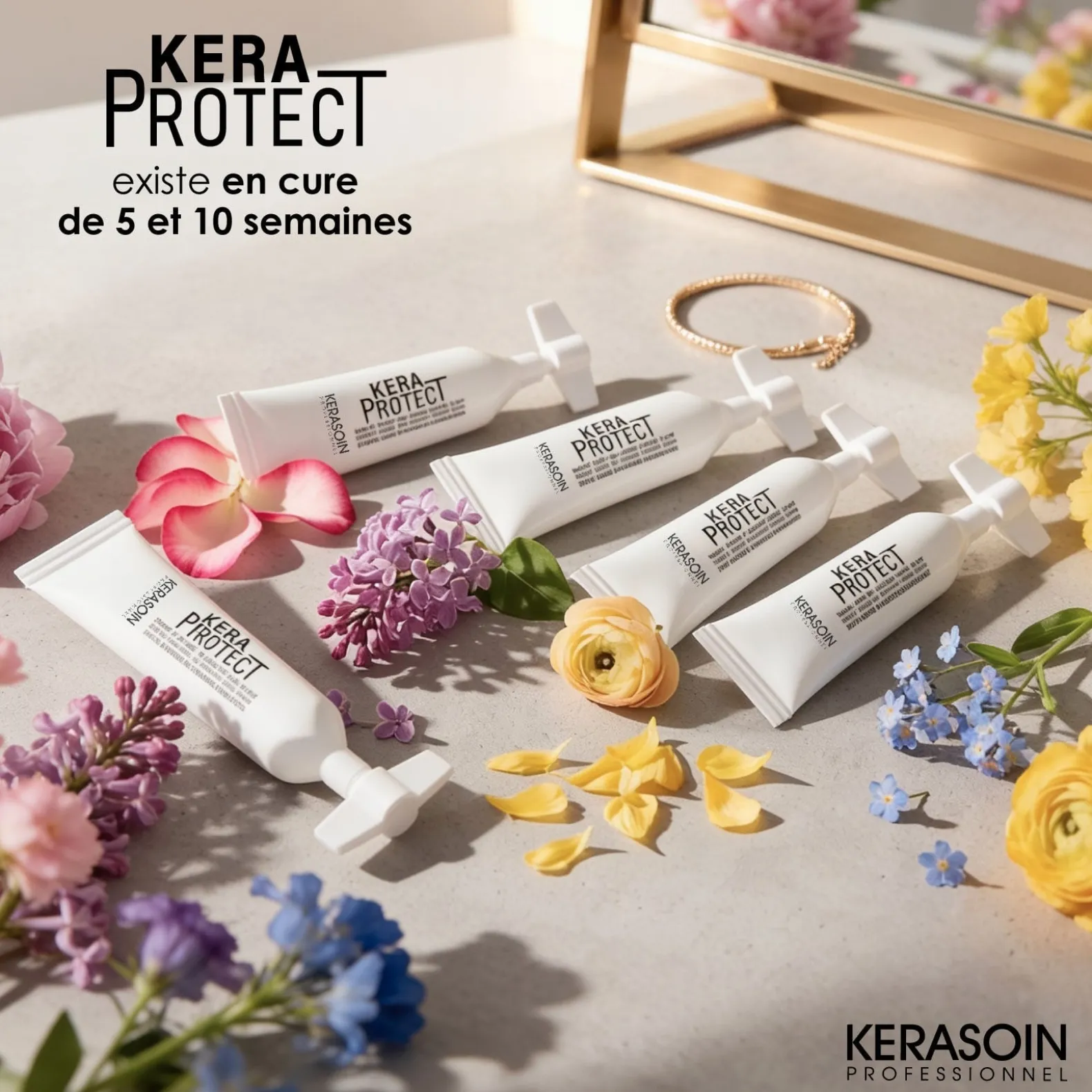Ampoule de protection des cheveux Keraprotect Unidose 10ml