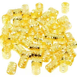 Anneaux bijoux cheveux doré petit modèle