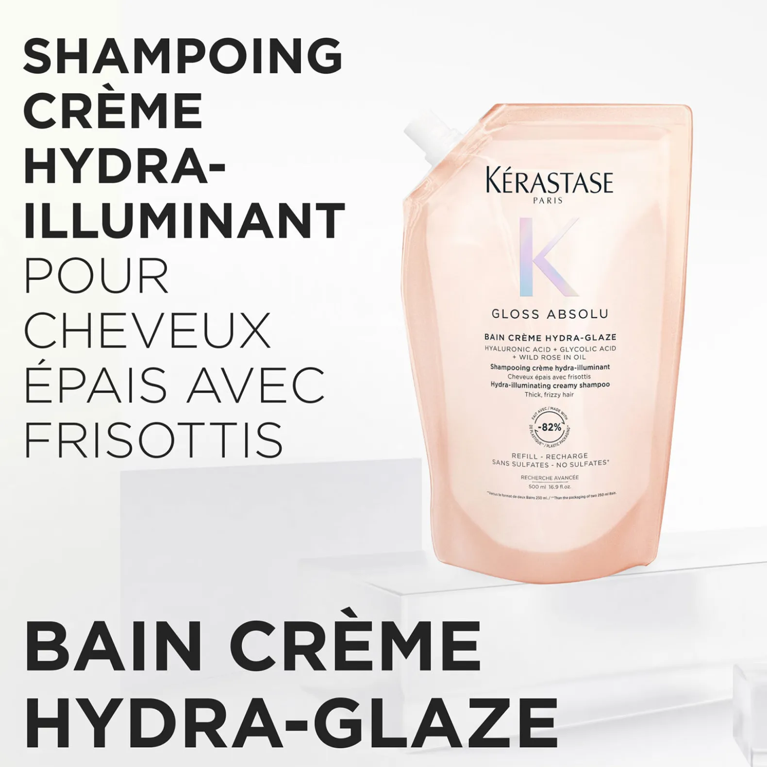 Bain crème Hydra-Glaze Gloss Absolu recharge 500 ml