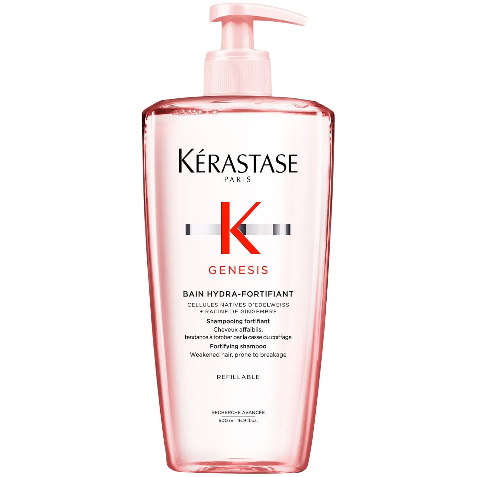 Bain hydra-fortifiant Genesis 500 ml rechargeable