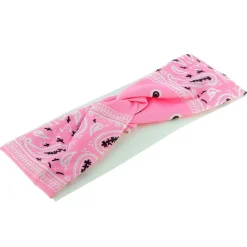 Bandeau bandana enfant rose