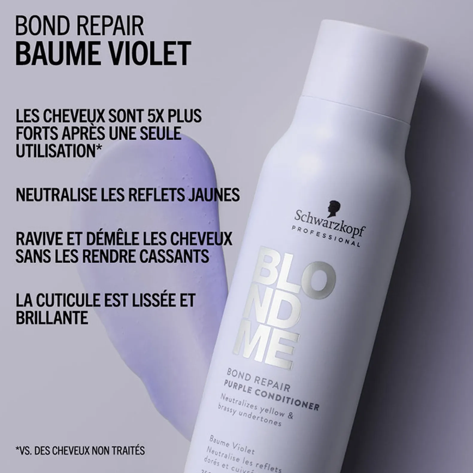 Baume violet Blondme Bond Repair Neutralisant