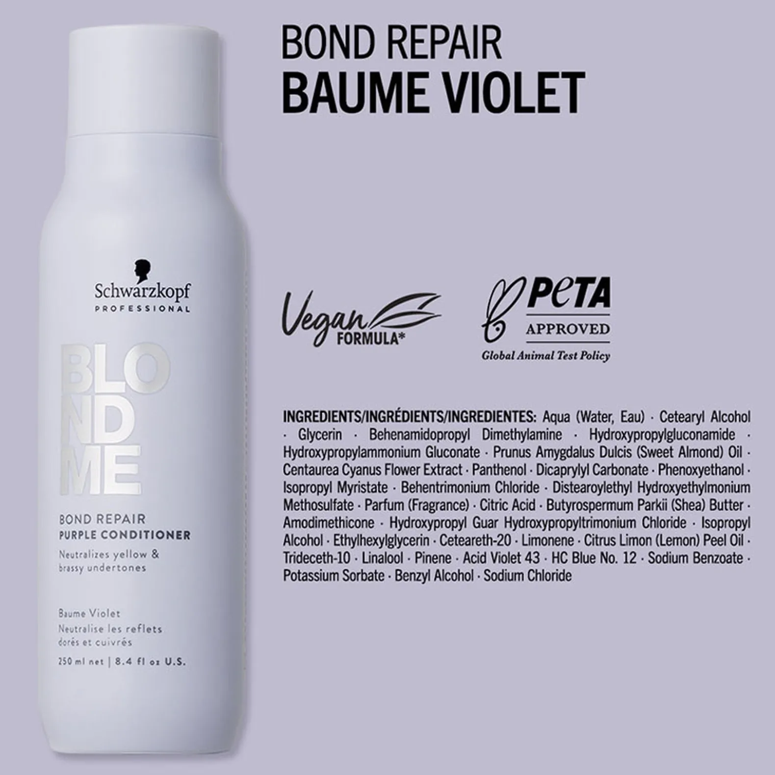 Baume violet Blondme Bond Repair Neutralisant