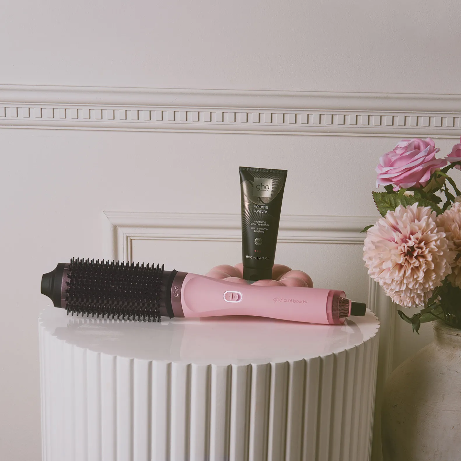 Brosse soufflante Duet Blowdry édition limitée Pink