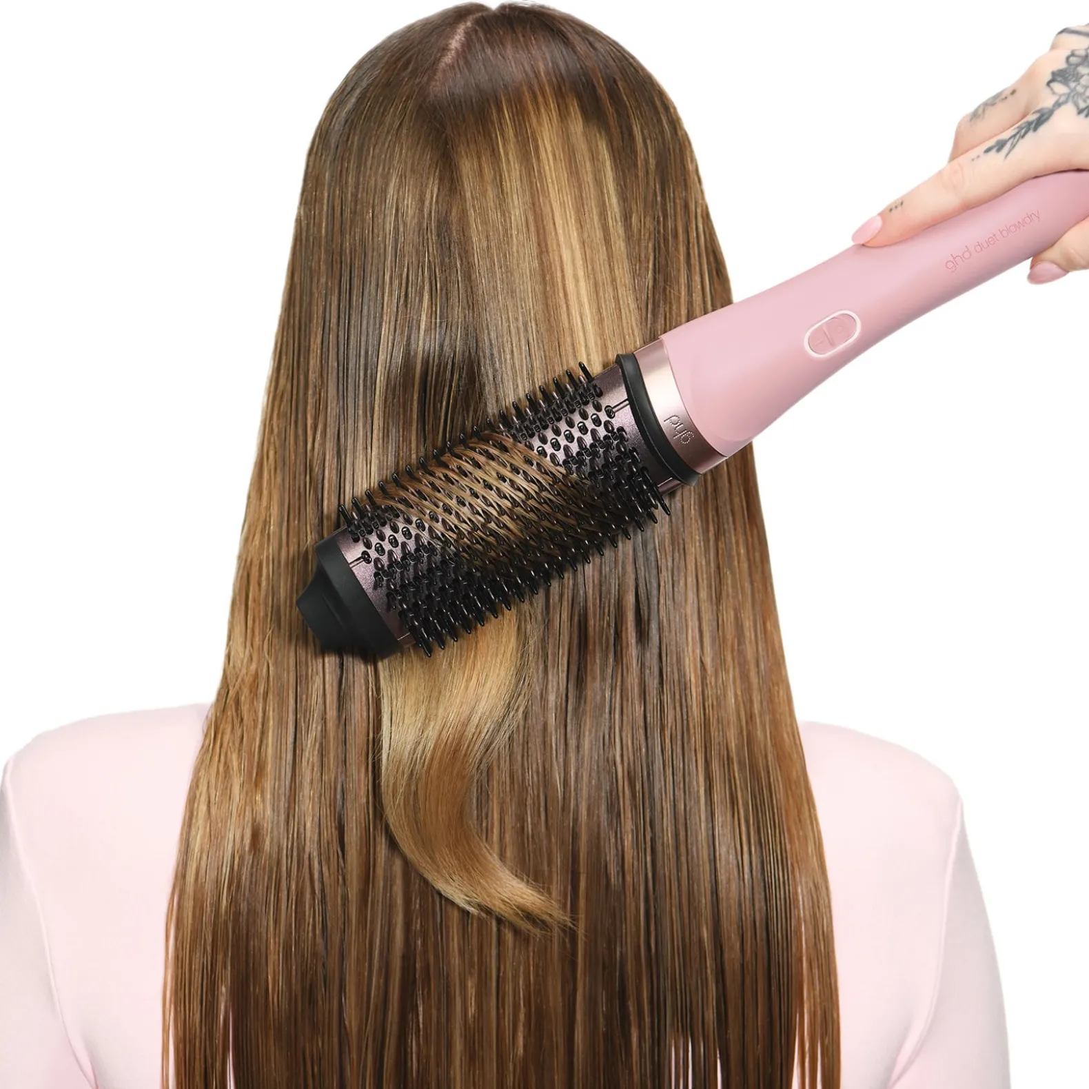 Brosse soufflante Duet Blowdry édition limitée Pink