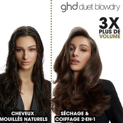 Brosse soufflante 2-en-1 Duet Blowdry noir