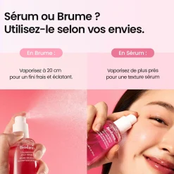 Brume sérum gélifiée aux peptides de collagène