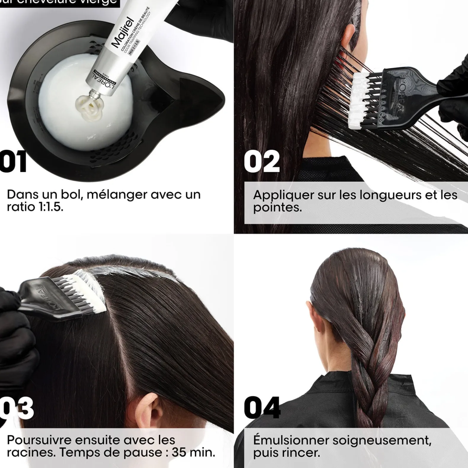 Coloration crème de beauté Majirel 9.12 blond très clair cendré irisé