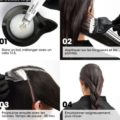 Coloration crème de beauté Majirel 4.15 châtain cendré acajou