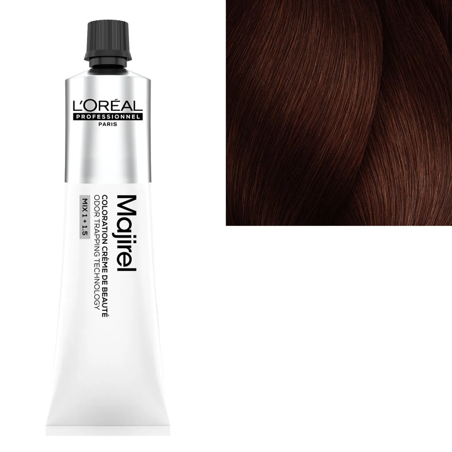 Coloration crème de beauté Majirel 5.5 châtain clair acajou