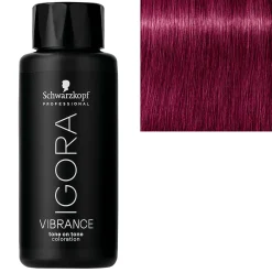 Coloration demi-permanente Igora Vibrance 0-89 booster rouge violet