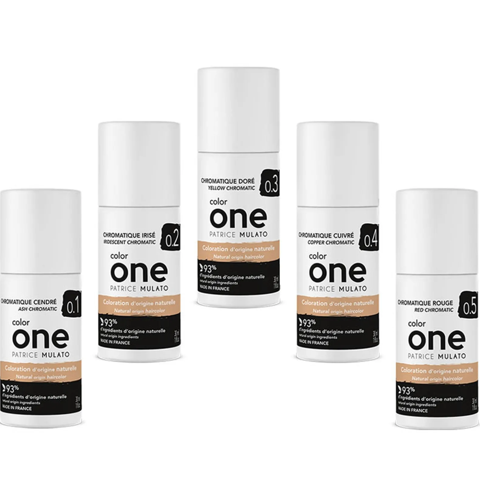 Coloration naturelle Color One Chromatique 30 ml 0.4 cuivré