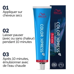 Coloration permanente Color Xpress 4/ châtain naturel