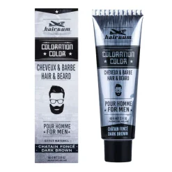Coloration pour homme cheveux & barbe 3 châtain foncé