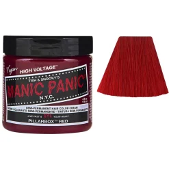 Coloration semi-permanente pillarbox red