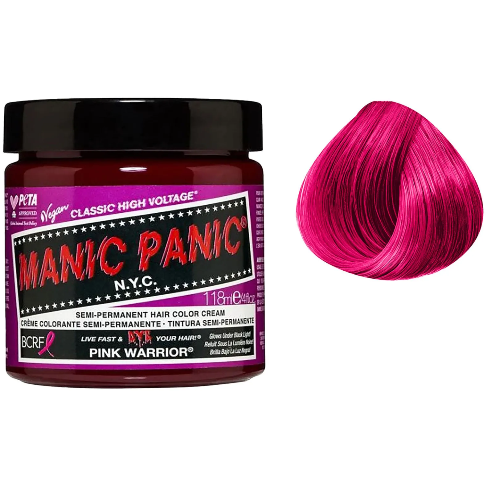 Coloration semi-permanente pink warrior