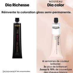 Coloration ton sur ton Dia Color 4.15 châtain cendré acajou