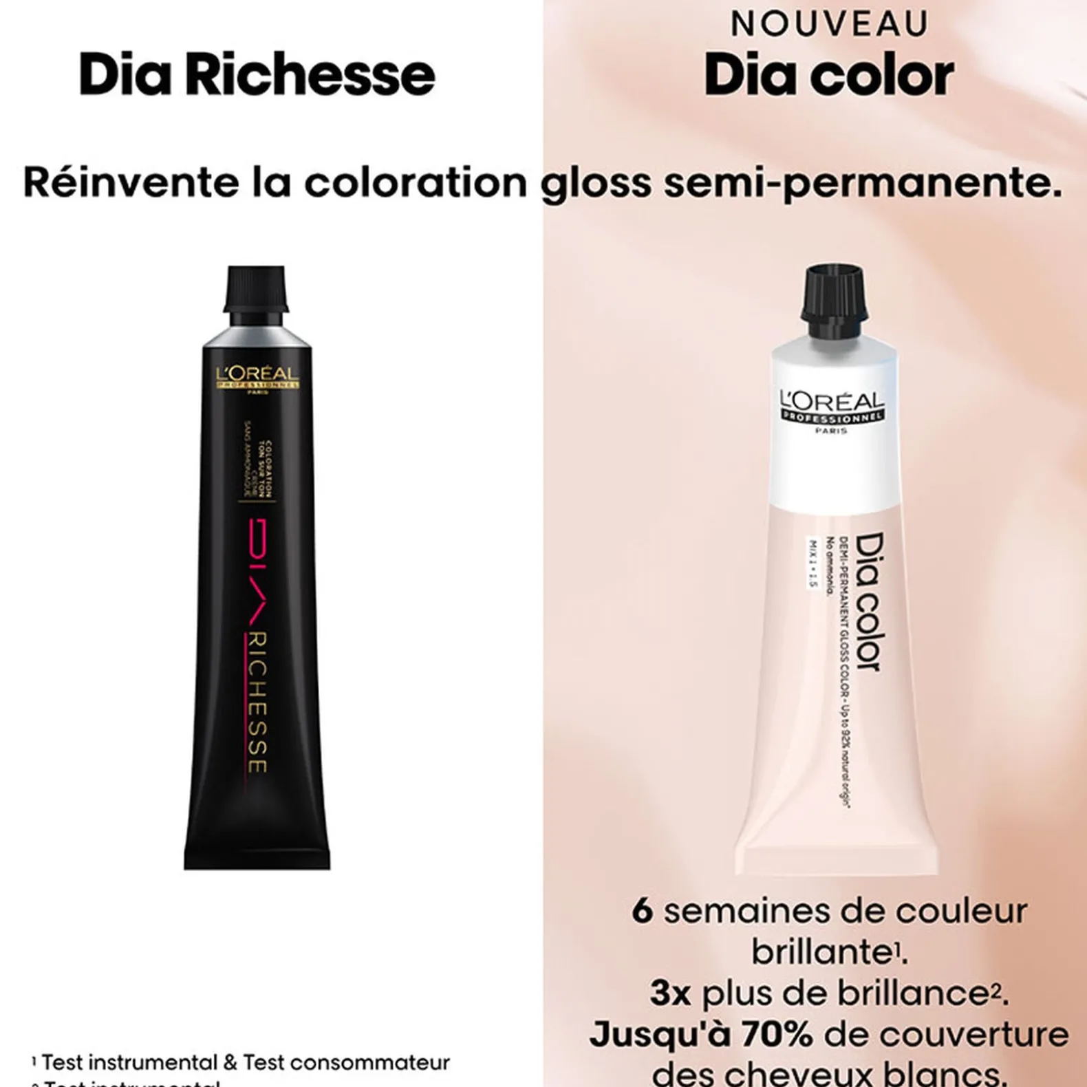 Coloration ton sur ton Dia Color 4.15 châtain cendré acajou