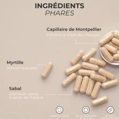 Complément alimentaire anti-chute cure 3 mois