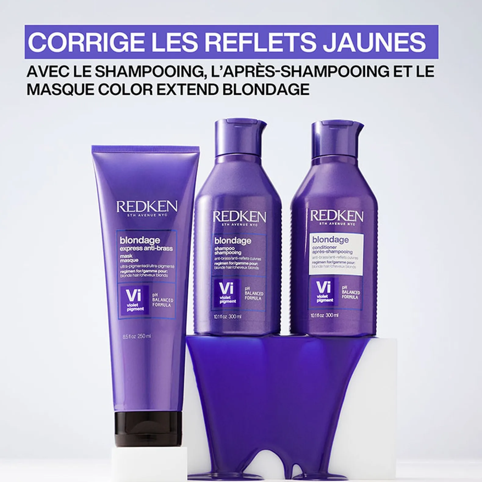 Conditioner neutralisant pour cheveux blonds Color Extend Blondage
