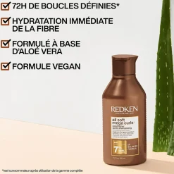 Conditioner pour cheveux bouclés à crépus All Soft Mega Curls