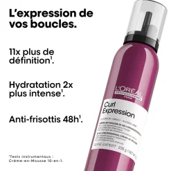 Crème en mousse Curl Expression - Définition des boucles