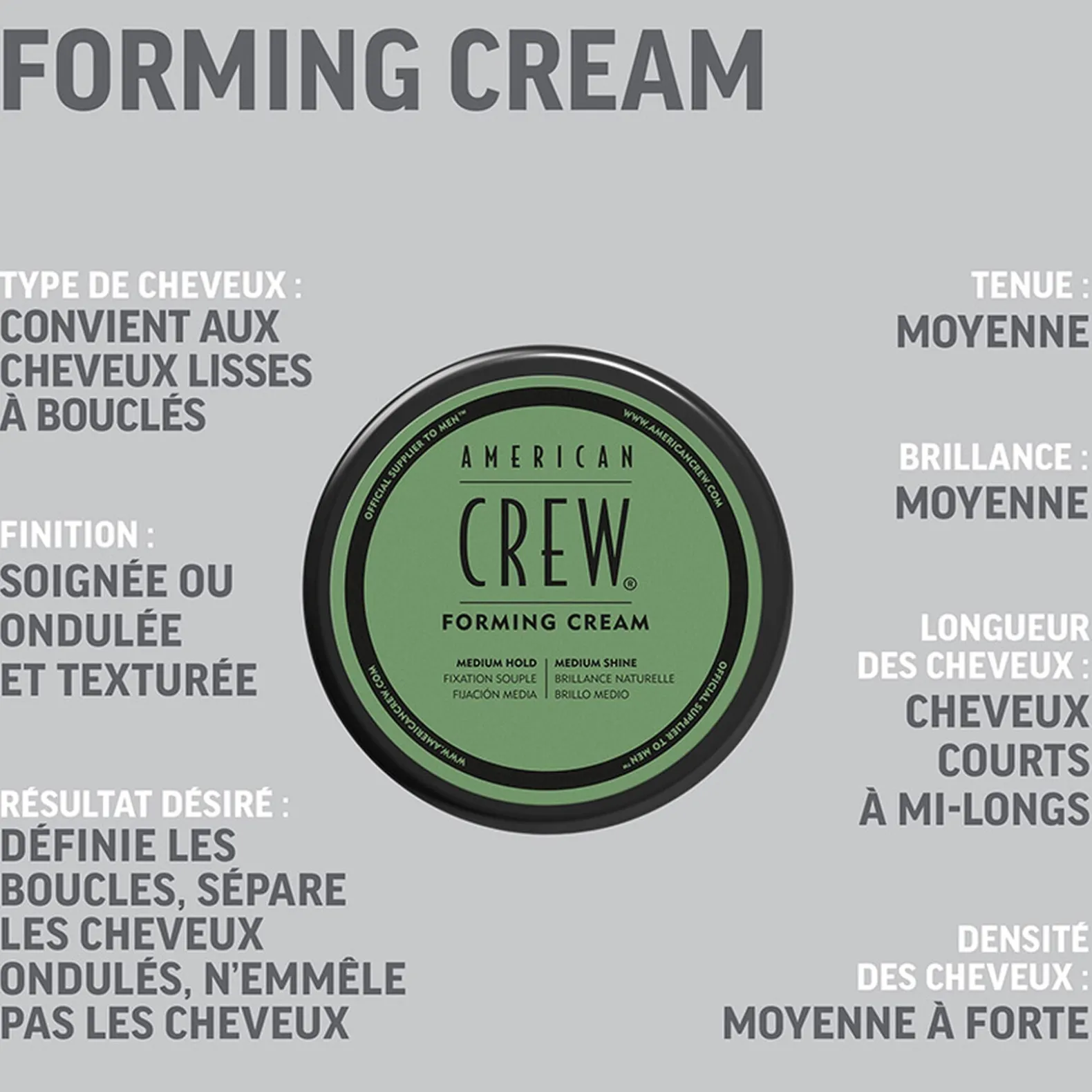 Crème modelante Forming Cream