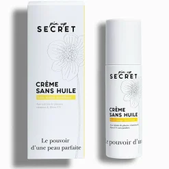 Crème sans huile soin matifiant hydratant visage