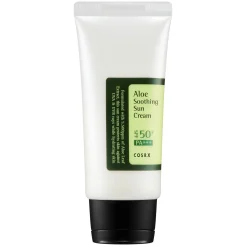Crème solaire apaisante à l'aloès 50+