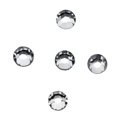 Décors d’ongles cristal argent