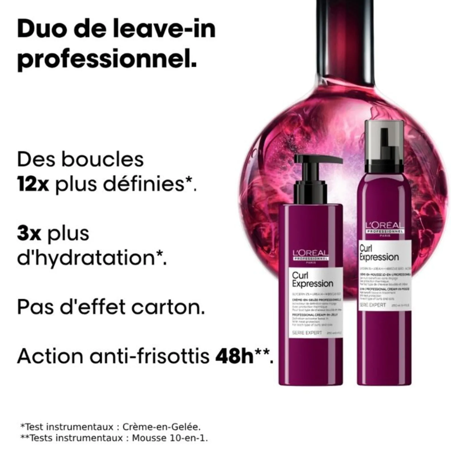 Duo coiffant Curl Expression - Cheveux bouclés à frisés