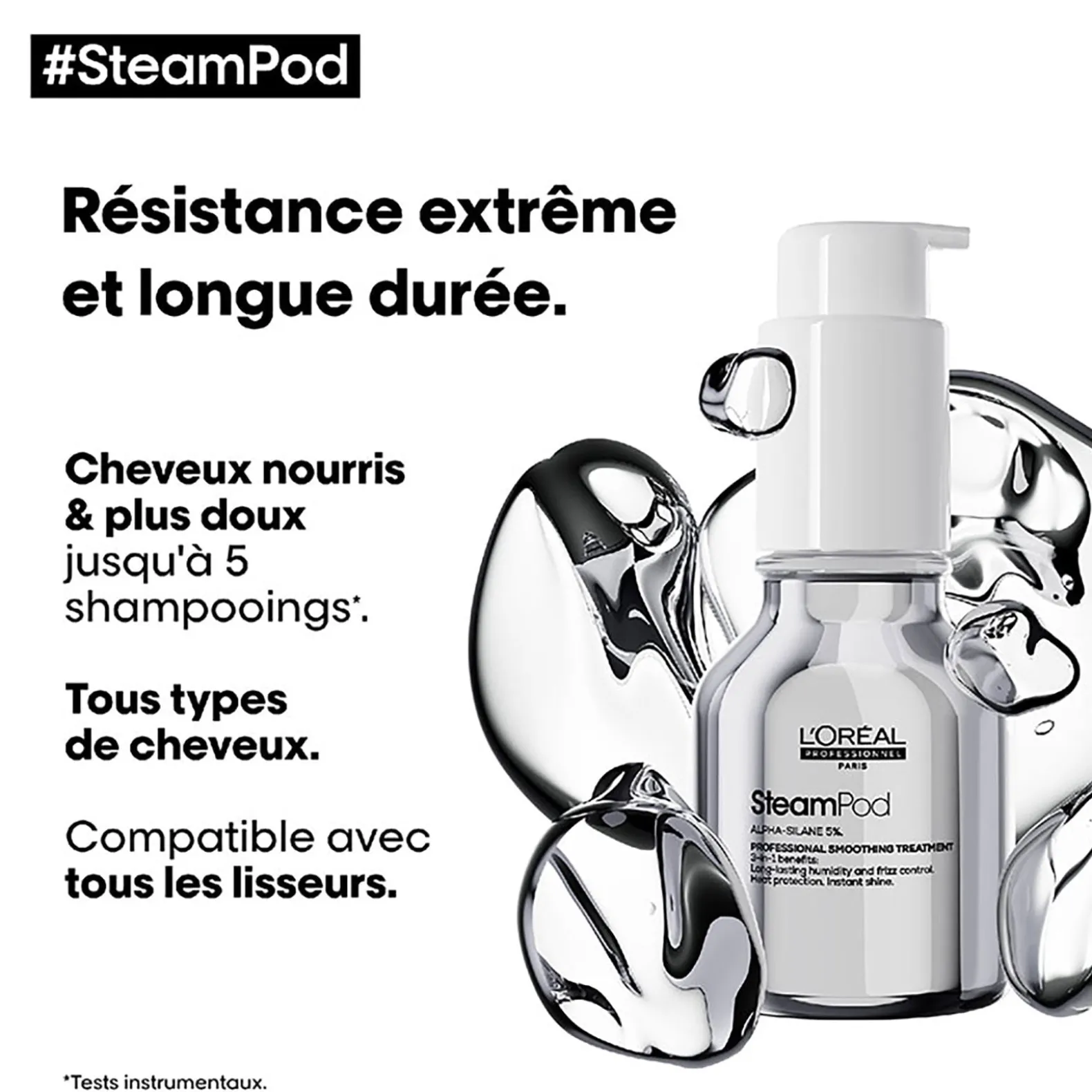 Duo SteamPod 4 édition limitée Meteora et soin lissant