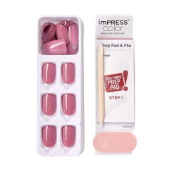 Faux ongles impress color petal pink