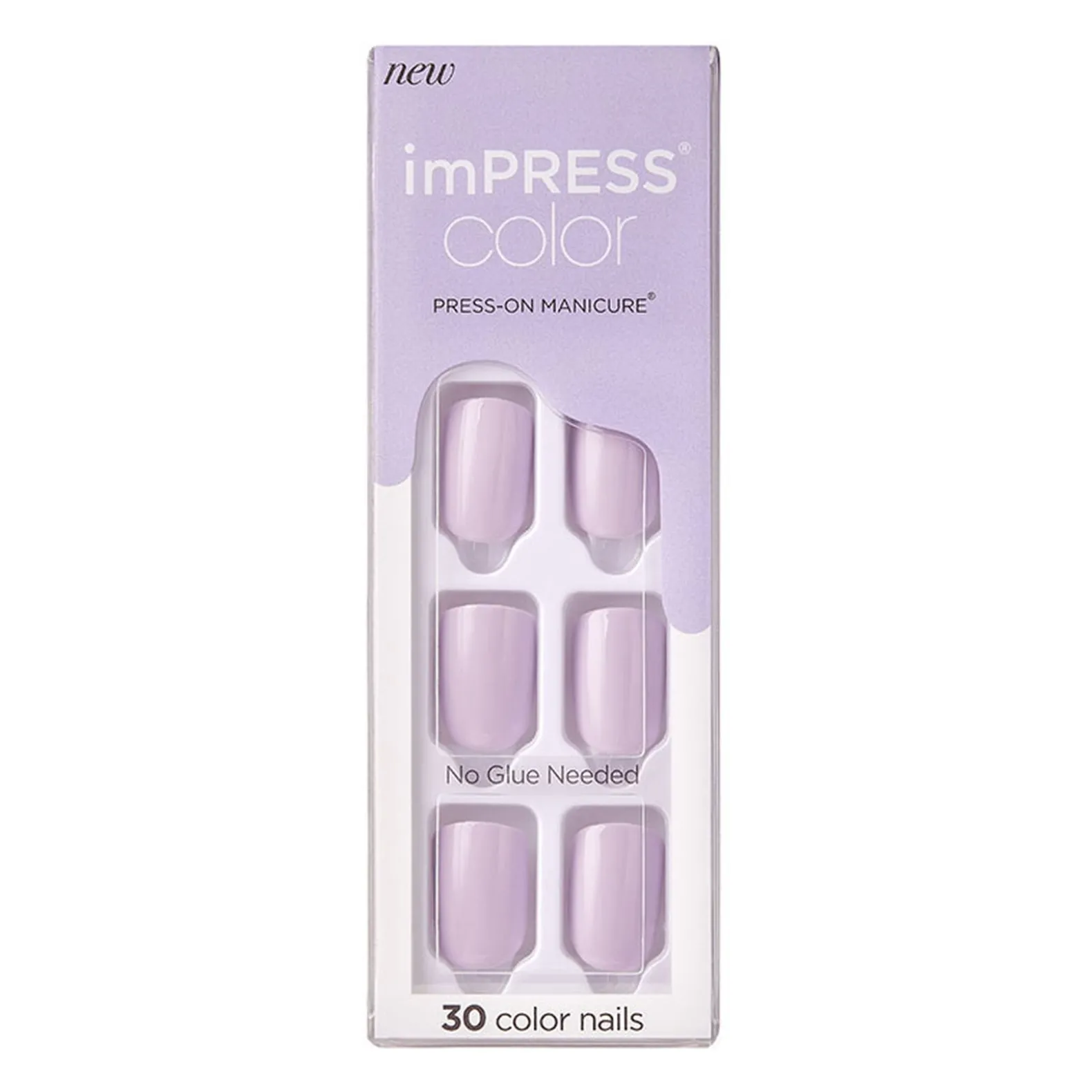 Faux ongles impress color purplect