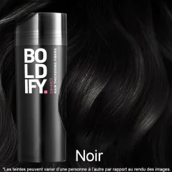 Fibres densifiantes pour cheveux noir