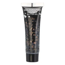 Gel holographique à grosses paillettes Moon Glitter noir