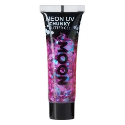 Gel néon à grosses paillettes Moon Glow violet