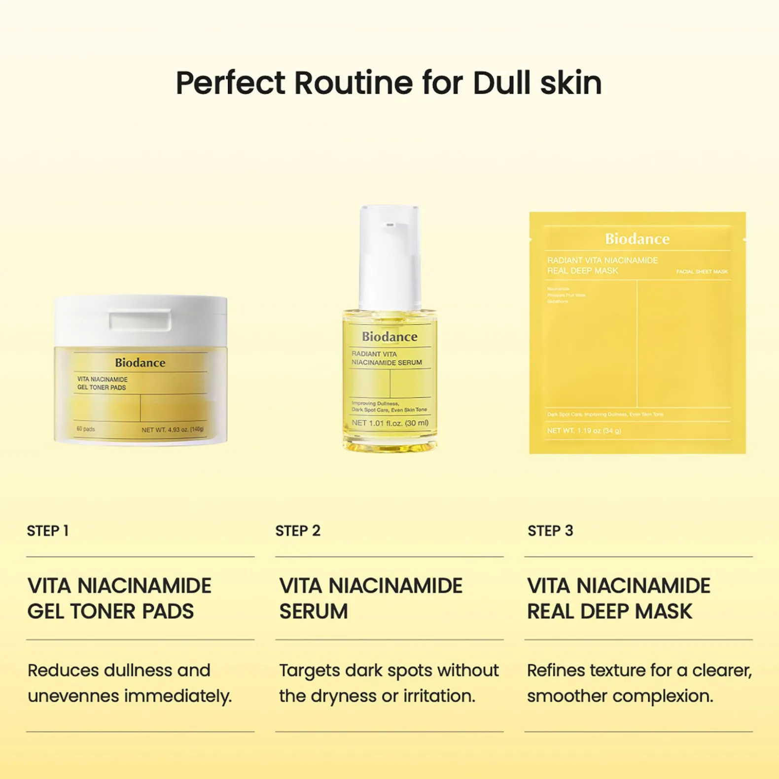 Gel toner pads Vita Niacinamide