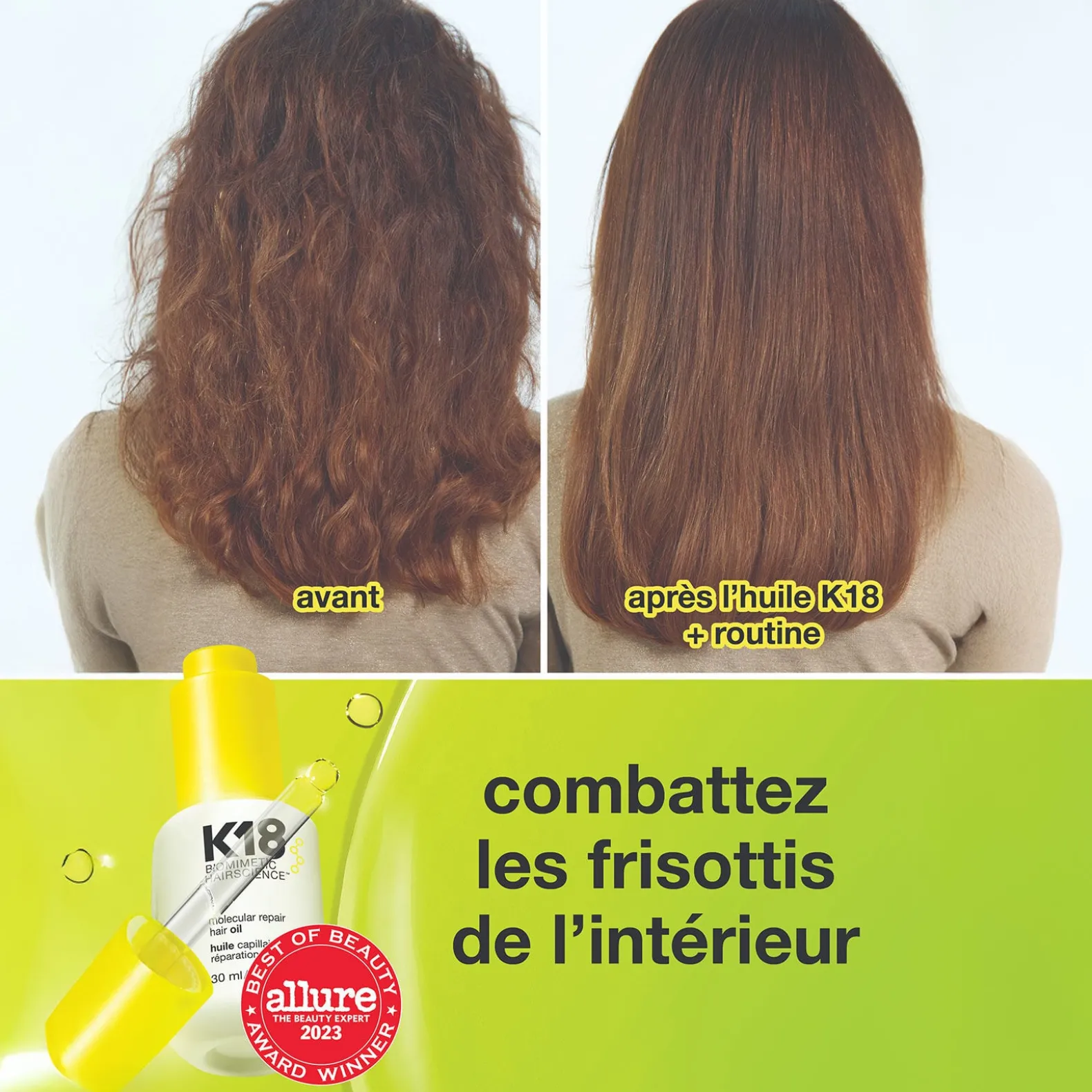 Huile capillaire de réparation moléculaire 10 ml