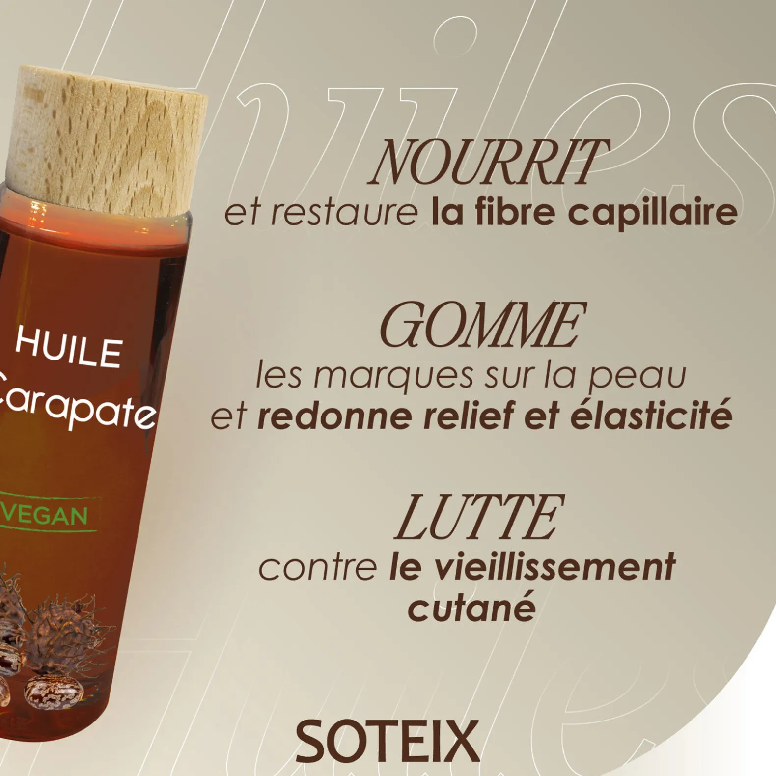 Huile de carapate