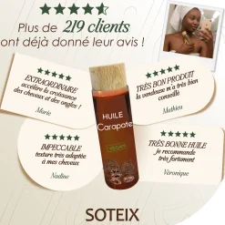 Huile de carapate