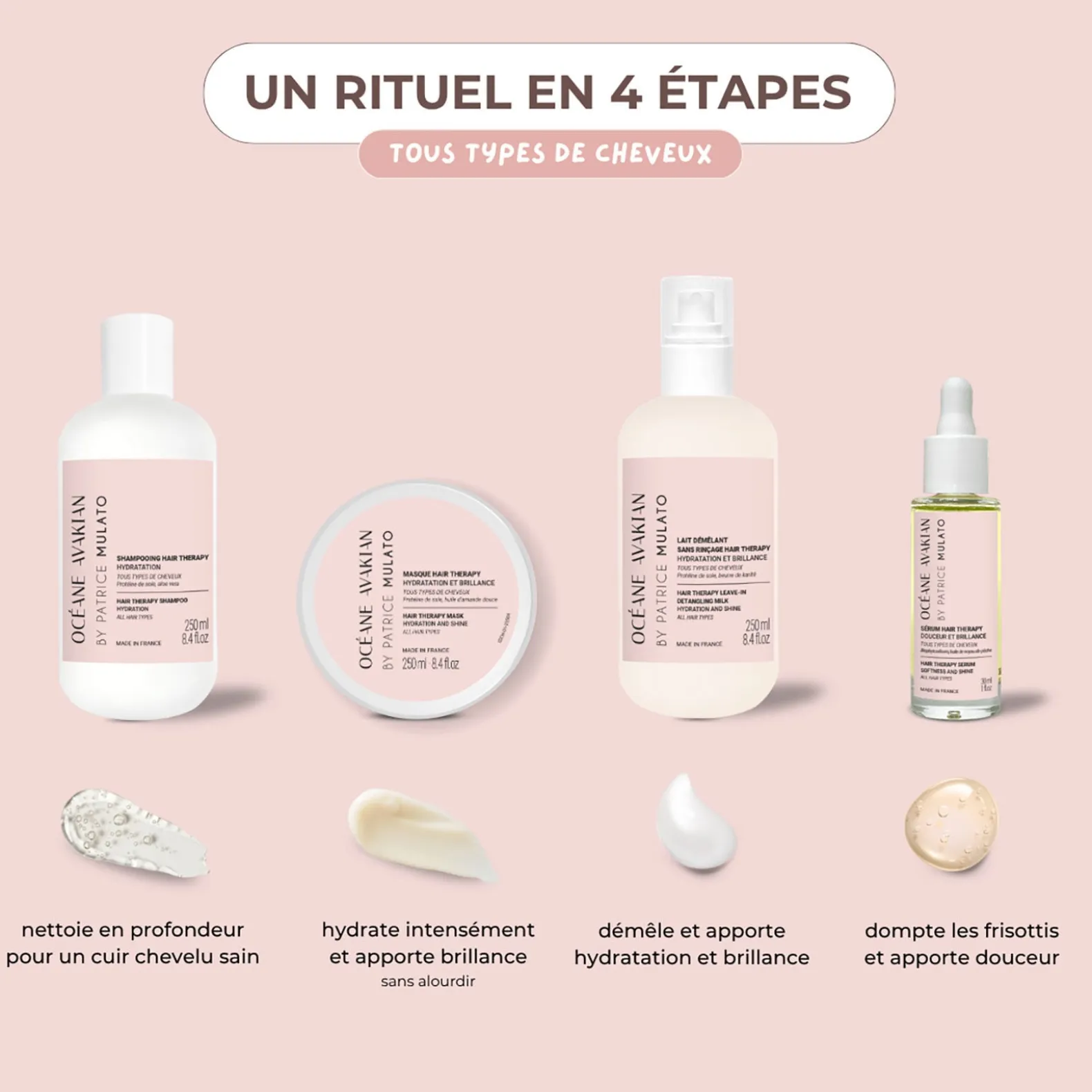 Lait démêlant sans rinçage Hair Therapy