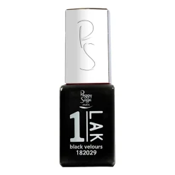 1-LAK vernis semi-permanent 3 en 1 black velours