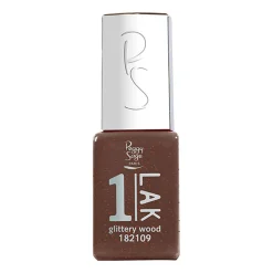 1-LAK vernis semi-permanent 3 en 1 glittery wood