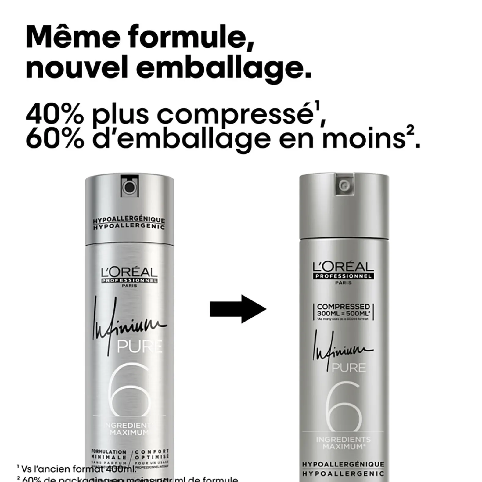 Laque Infinium Pure fixation forte 300ml