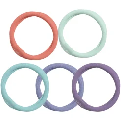 5 Élastiques Hair Tie pastels