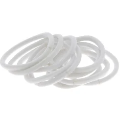 Élastiques sans métal blanc