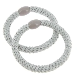 Élastiques tissés sans métal gris