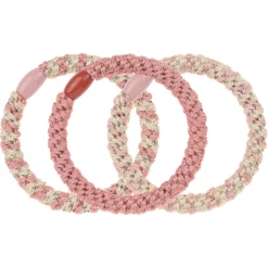 3 Élastiques tressés Twinstar blush braids
